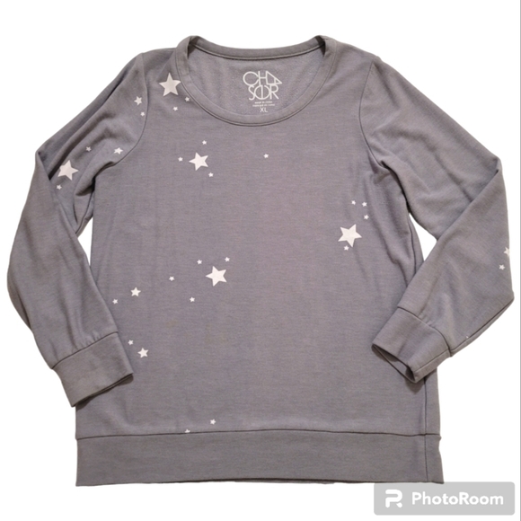 Chaser light grey crewneck soft long sleeve swearshirt ♥️ - Picture 4 of 6